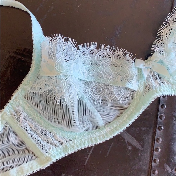 NWT Agent Provocateur idalia Mint bra 32 - Picture 5 of 8